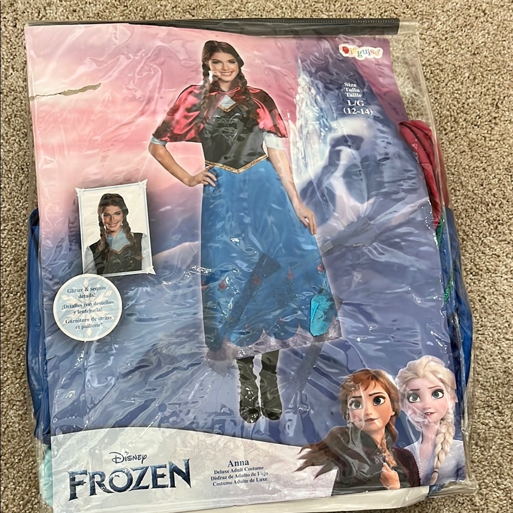 Disney Frozen Anna Adult Costume